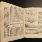 1586 LAW Belgian Wesenbeck In Pandectas Juris Civilis Latin Slaves Gamblers 2in1