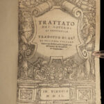 1551 ARISTOTLE Politics Government Philosophy Segni Italian Renaissance Venice