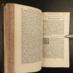 1659 Works of Seneca Stoic Philosophy Stoicism Latin Rome Elzevier Lipsius 3v