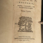 1659 Works of Seneca Stoic Philosophy Stoicism Latin Rome Elzevier Lipsius 3v