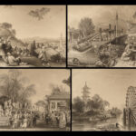 1850 CHINA Illustrated Thomas Allom CHINESE ART Architecture Temples Peking RARE