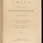 1850 CHINA Illustrated Thomas Allom CHINESE ART Architecture Temples Peking RARE