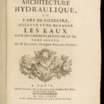 1782 PHYSICS Belidor Engineering Hydraulic Architecture Illustrated Water Pumps