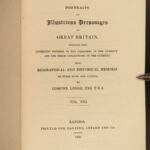 1823 Portraits of Illustrious Personages 206 PLATES Bacon Cromwell Raleigh Queen