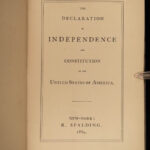 1864 Declaration of Independence US Constitution Civil War No 13th Amendment