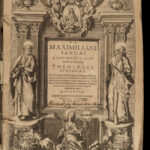 1626 1ed JESUIT Max Sandt Theologia Symbolica Judaica Egypt Pagan Occult Image