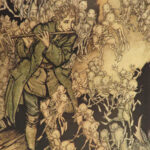 1917 Grimm Fairy Tales 1st ed Little Brother & Sister Snow White Arthur Rackham