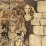 1917 Grimm Fairy Tales 1st ed Little Brother & Sister Snow White Arthur Rackham