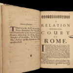 1668 ENGLISH Court of Rome Papacy of Pope Alexander VII Vatican Corraro du Tot