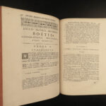 1680 Boethius Consolation of Philosophy Medieval Peter Callyus Latin CLASSIC