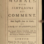 1700 ENGLISH Epictetus & Simplicius Ancient Greek Moral Philosophy Stanhope
