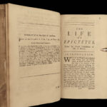 1700 ENGLISH Epictetus & Simplicius Ancient Greek Moral Philosophy Stanhope