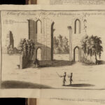 1722 MONASTIC Ancient Abbeys English Monasteries Dugdale Monks Scotland Ireland