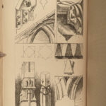 1849 Architecture 1ed Seven Lamps John Ruskin Illustrated ART Fine Binding