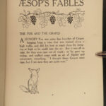 1912 1ed Aesop Fables Illustrated by Arthur Rackham Esoteric Occult Fairy Tales