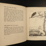 1912 1ed Aesop Fables Illustrated by Arthur Rackham Esoteric Occult Fairy Tales