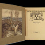 1919 Arthur Rackham ART 1ed Some British Ballads Francis James Child Clerk Colvill