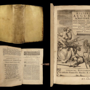 1661 Ancient ROME Emperors Historiae Augustae Commodus Maximus Hadrian Vellum