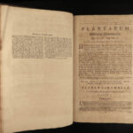 1680 1ed Scottish Morison BOTANY Plantarum Plants Classification Science FOLIOS