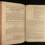 1680 1ed Scottish Morison BOTANY Plantarum Plants Classification Science FOLIOS