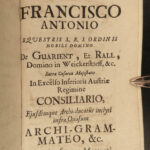 1697 1ed Astraea Judex ILLUSTRATED Philosophy Humanism Machiavelli Cicero Galen