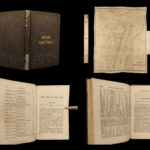 1844 1ed West Point MAP & Guide Book US Army Military Colton RARE PROVENANCE