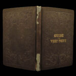 1844 1ed West Point MAP & Guide Book US Army Military Colton RARE PROVENANCE