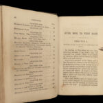 1844 1ed West Point MAP & Guide Book US Army Military Colton RARE PROVENANCE