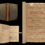 1679 LAW 1ed Legitimacy of Amicia Thomas Mainwaring English Marriage Leicester