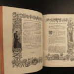 1890 BEAUTIFUL Roman Catholic Missal Bible Prayers Liturgy Limoges FINE BINDING