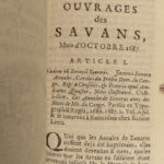 1687 1ed Scavans Huguenot Beauval Science Journal Inquisition Ottoman Empire 7v