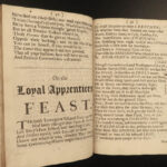 1685 1ed Matthew Taubman Loyal Poems & Satyrs Litanies Popish Plot Dissenters