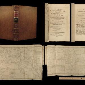 1799 History of INDIA Asia MAPS Egypt Hindu Robertson Scottish Enlightenment
