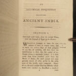 1799 History of INDIA Asia MAPS Egypt Hindu Robertson Scottish Enlightenment