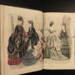 1871 American FASHION Dresses Clothing Hairstyles Craft ART Peterson’s Magazine