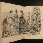 1871 American FASHION Dresses Clothing Hairstyles Craft ART Peterson’s Magazine