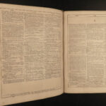 1859 Noah Webster HUGE Civil War Dictionary Illustrated English Grammar Lexicon