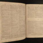 1859 Noah Webster HUGE Civil War Dictionary Illustrated English Grammar Lexicon