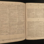 1859 Noah Webster HUGE Civil War Dictionary Illustrated English Grammar Lexicon