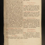 1794 Requiem Mass RARE FOLIO Missa Defunctorum Catholic Church Music Chant Hymns
