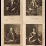 1823 Portraits of Illustrious Personages 206 PLATES Bacon Cromwell Raleigh Queen