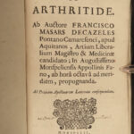 1743 Physiology & Medicine Arthritis Treatment Blood Anatomy SURGERY 5in1 Cures