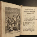 1755 Stations of Cross Jerusalem Passion Jesus Illustrated Bible ART Parvilliers