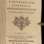 1756 Beekeeping Husbandry Praedium Rusticum ART Pastoral Poems Jesuit Vaniere