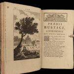 1756 Beekeeping Husbandry Praedium Rusticum ART Pastoral Poems Jesuit Vaniere