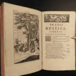 1756 Beekeeping Husbandry Praedium Rusticum ART Pastoral Poems Jesuit Vaniere