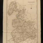 1836 1ed Lancashire Lancaster England 124 MAPS Plates Folklore Pendle Witches