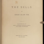 1881 1st ed Edgar Allen POE The Bells Esoteric Occult Horror Literature Plates