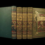 1884 BEAUTIFUL Victorian POETRY Collection Whittier Bryant Longfellow Procter 4v