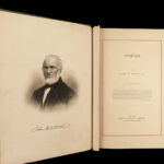1884 BEAUTIFUL Victorian POETRY Collection Whittier Bryant Longfellow Procter 4v